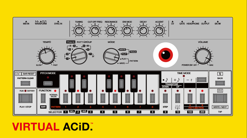 VIRTUAL ACiD interface artwork by ksd6700